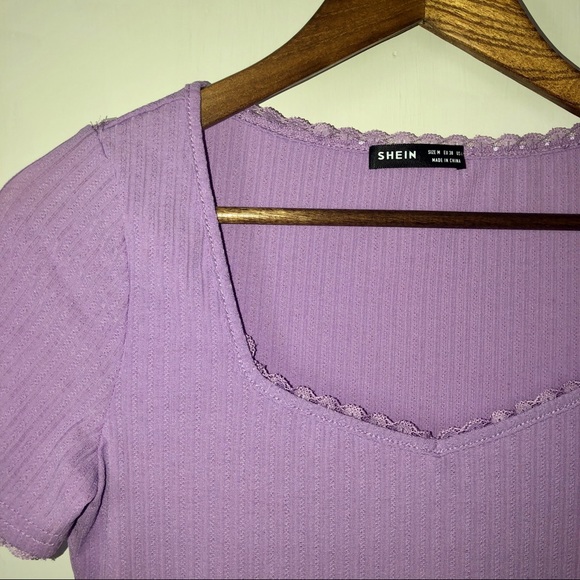 Sexy Purple Cottagecore Top - Picture 2 of 3